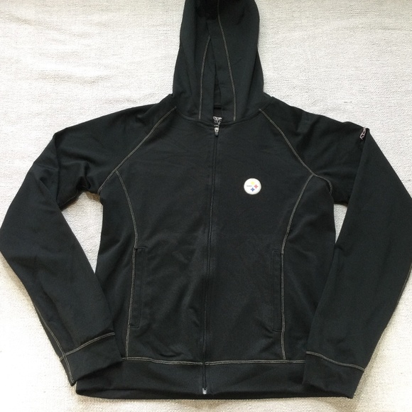 3 for $30 Reebok Black steelers jacket sz: S - Picture 1 of 6